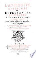 L'ANTIQUITÉ EXPLIQUÉE ET REPRÉSENTÉE EN FIGURES.