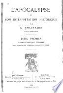 L'Apocalypse et son interpretation historique