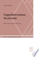 L'appellativisation du prénom