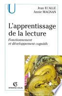 L'apprentissage de la lecture