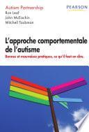L'approche comportementale de l'autisme