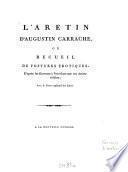 L' Arétin d'Augustin Carrache, ou recueil de postures érotiques