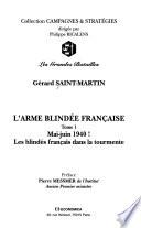L'arme blindée française