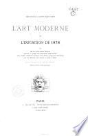 L'art ancien à l'exposition de 1878