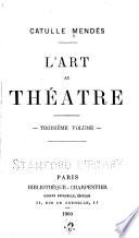 L'art au théâtre: Art au théâtre. Troisième volume [année 1897