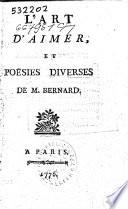 L'art d'aimer, et poésies diverses
