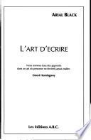 L'art D'ecrire