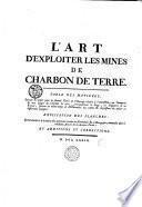 L'Art d'exploiter les mines de charbon de terre