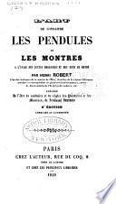 L'art de connaître les pendules et les montres
