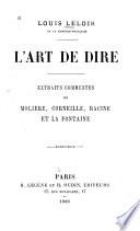 L'art de dire