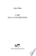 L'art de la conversation
