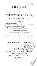 L'art de la correspondance en français et en anglais...