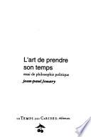 L'art de prendre son temps