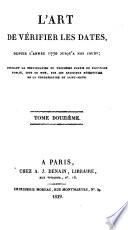 L'Art de vérifier les dates depuis l'année 1770 jusqu'à nos jours: 1829