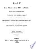 L'Art de vérifier les dates depuis l'année 1770 jusqu'à nos jours, formant la continuation, ou troisième partie de l'ouvrage publié sous ce nom...