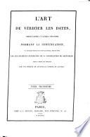 L'art de vérifier les dates depuis l'année 1770 jusqu'à nos jours