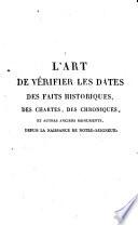 L'Art de vérifier les dates: t. 19] Table générale des noms propres contenus dans les 18 volumes de la 2e partie
