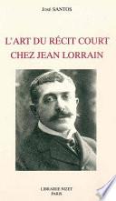 L'art du récit court chez Jean Lorrain