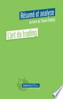 L'art du trading (Résumé et analyse de Thami Kabbaj)