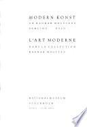 L'Art moderne dans la collection Ragnar Moltzau