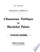 L'ascension politique du maréchal Pétain