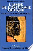 L'assise de l’ontologie critique