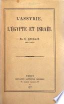 L'Assyrie, l'Égypte et Israël