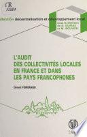 L'Audit des collectivités locales en France et dans les pays francophones