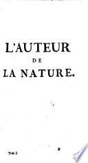 L' Auteur De La Nature