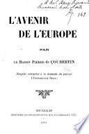 L'avenir de l'Europe