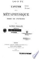L'avenir de la métaphysique fondée sur l'expérience