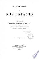 L'avenir de nos enfants