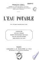 L'eau potable