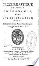 L'Ecclesiastique