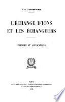 L'échange d'ions et les échangeurs
