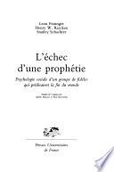 L'échec d'une prophétie