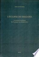L'Eclipse du regard