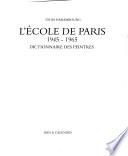 L'Ecole de Paris, 1945-1965
