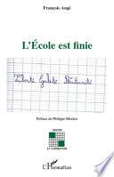 L'école est finie