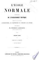 L'Ecole normale
