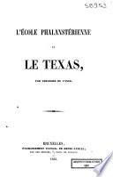 L'école phalanstérienne et le Texas