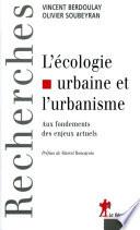 L'écologie urbaine et l'urbanisme