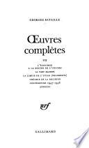 L'Économie à la mesure de l'univers. La part maudite. La limite de l'utile (Fragments). Théorie de la religion. Conférences 1947-1948
