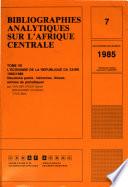 L'économie de la République du Zaire, 1960-ler semestre 1980: ptie. Mémoires, thèses, articles de périodiques