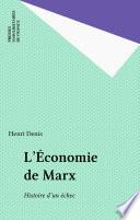 L'Économie de Marx