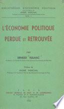 L'économie politique perdue et retrouvée