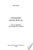L'économie, service de la vie