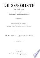 L' economiste Franc,ais Journal Hebdomadaire July-Dec, 1965