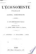L' economiste Franc,ais Journal Hebdomadaire July-Dec, 1965