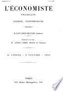 L' economiste Franc,ais Journal Hebdomadaire July-Dec, 1965